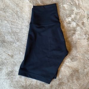Navy Lululemon Bike Shorts